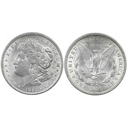 (110) Estados Unidos de América. 1921. 1 Dollar (SC) (Plata)
