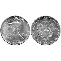 (273) Estados Unidos de América. 1987. 1 Dollar (SC) (Plata) 31,10 gr. de .999 Milésimas