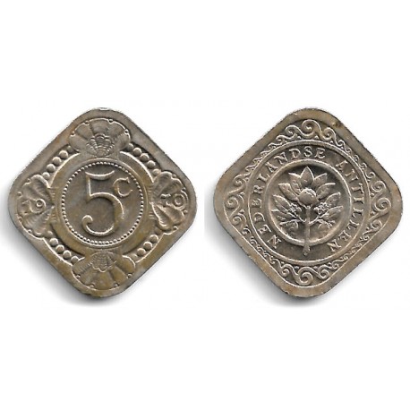 (6) Antillas Neerlandesas. 1970. 5 Cents (EBC)