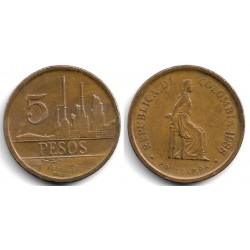 (268) Colombia. 1988. 5 Pesos (MBC)