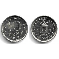 (10) Antillas Neerlandesas. 1982. 10 Cents (EBC)