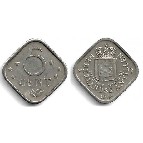 (13) Antillas Neerlandesas. 1974. 5 Cents (MBC)