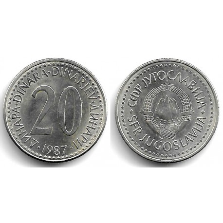 (112) Yugoslavia. 1987. 10 Dinara (EBC+)