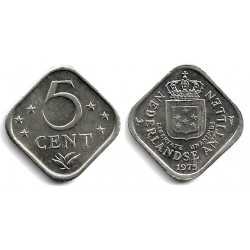 (10) Antillas Neerlandesas. 1975. 5 Cents (EBC)