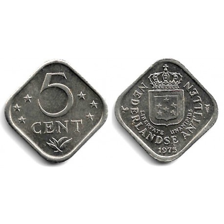 (10) Antillas Neerlandesas. 1975. 5 Cents (EBC)