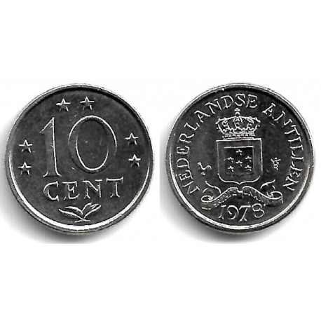 (10) Antillas Neerlandesas. 1978. 10 Cents (EBC)