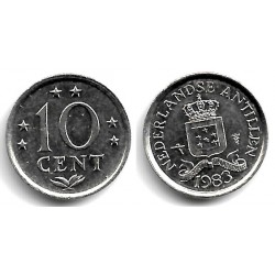 (10) Antillas Neerlandesas. 1983. 10 Cents (EBC)