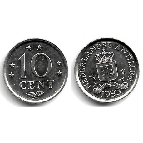 (10) Antillas Neerlandesas. 1983. 10 Cents (EBC)
