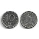 (10) Antillas Neerlandesas. 1974. 10 Cents (MBC) Manchas