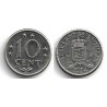 (10) Antillas Neerlandesas. 1974. 10 Cents (MBC) Manchas