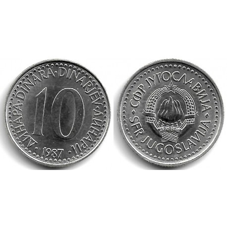(89) Yugoslavia. 1987. 10 Dinara (SC)