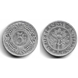 (33) Antillas Neerlandesas. 1997. 5 Cents (MBC)
