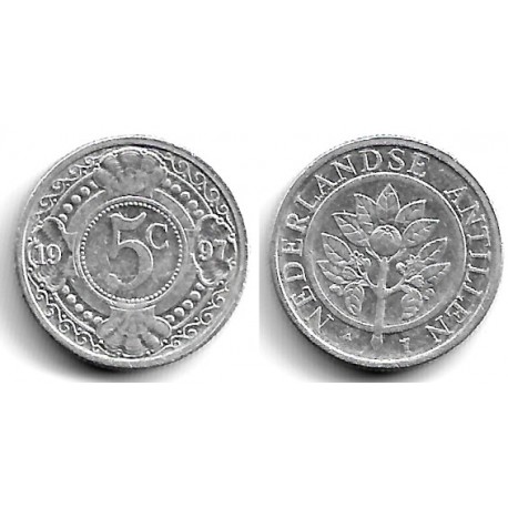 (33) Antillas Neerlandesas. 1997. 5 Cents (MBC)