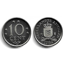 (10) Antillas Neerlandesas. 1984. 10 Cents (SC)