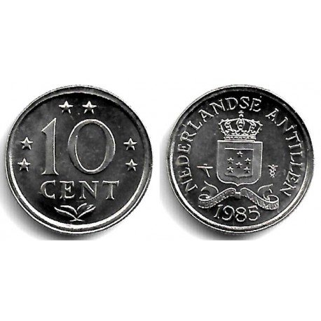 (10) Antillas Neerlandesas. 1985. 10 Cents (SC)