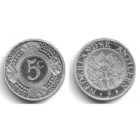 (33) Antillas Neerlandesas. 1999. 5 Cents (SC)