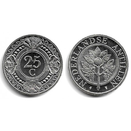 (35) Antillas Neerlandesas. 1999. 25 Cents (SC)
