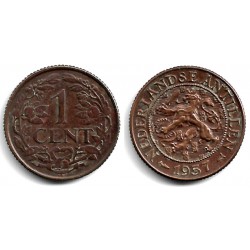 (1) Antillas Neerlandesas. 1957. 1 Cent (MBC)