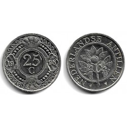 (35) Antillas Neerlandesas. 1998. 25 Cents (EBC+)