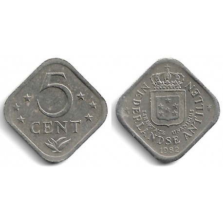 (13) Antillas Neerlandesas. 1982. 5 Cents (MBC)