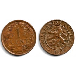 (1) Antillas Neerlandesas. 1968. 1 Cent (MBC)