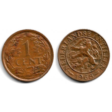 (1) Antillas Neerlandesas. 1968. 1 Cent (MBC)