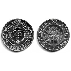 (35) Antillas Neerlandesas. 1993. 25 Cents (SC)