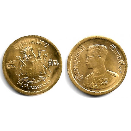 (Y78) Tailandia. 1957(2500). 5 Satang (SC)
