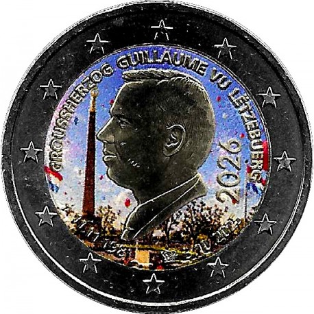 Luxemburgo. 2026. 2 Euro (SC) Coloreada