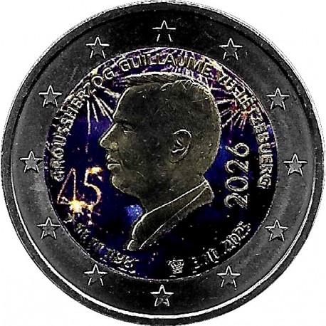 Luxemburgo. 2026. 2 Euro (SC) Coloreada