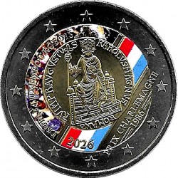 Luxemburgo. 2026. 2 Euro (SC) Coloreada