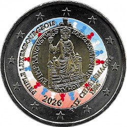 Luxemburgo. 2026. 2 Euro (SC) Coloreada
