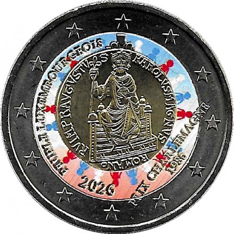 Luxemburgo. 2026. 2 Euro (SC) Coloreada