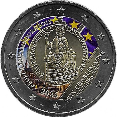 Luxemburgo. 2026. 2 Euro (SC) Coloreada
