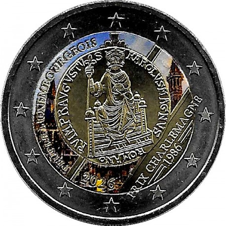 Luxemburgo. 2026. 2 Euro (SC) Coloreada