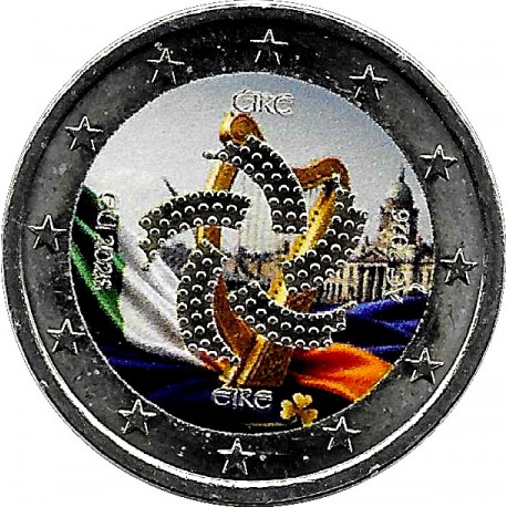 Irlanda. 2026. 2 Euro (SC) Coloreada