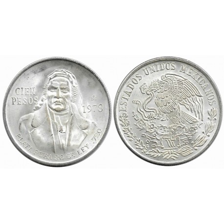 (483.2) Estados Unidos de América. 1957. 100 Pesos (EBC+) (Plata)