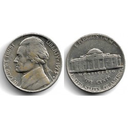 (A192) Estados Unidos de América. 1973(D). 5 Cents (MBC)