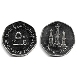 (16) Emiratos Árabes Unidos. 1995. 50 Fils (SC)