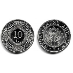 (34) Antillas Neerlandesas. 1992. 10 Cents (SC)