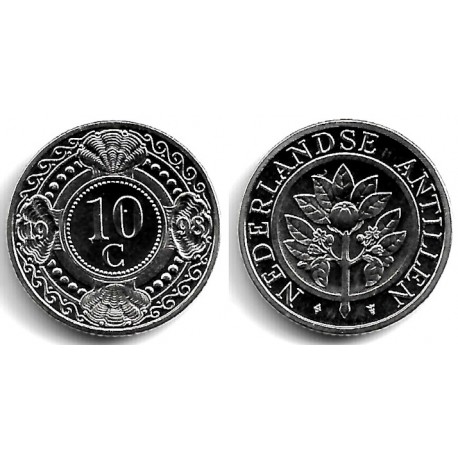 (34) Antillas Neerlandesas. 1998. 10 Cents (SC)