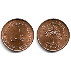 (1) Emiratos Árabes Unidos. 1973. 1 Fils (SC)
