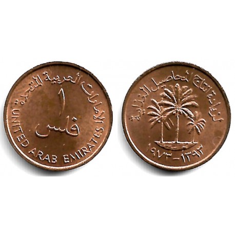 (1) Emiratos Árabes Unidos. 1973. 1 Fils (SC)