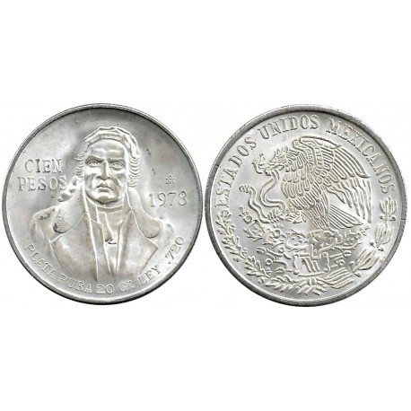 (483.2) Estados Unidos Mexicanos. 1978. 100 Pesos (EBC) (Plata)