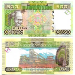 (47a) Guinea. 2015. 500 Francs (SC)
