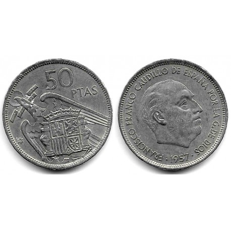 Estado Español. 1957*(71). 50 Pesetas (MBC-)