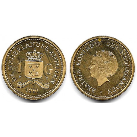 (37) Antillas Neerlandesas. 1991. 1 Gulden (SC-)