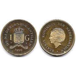 (37) Antillas Neerlandesas. 1990. 1 Gulden (SC-)
