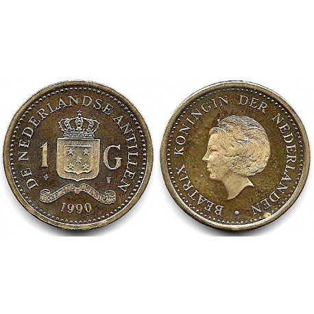 (37) Antillas Neerlandesas. 1990. 1 Gulden (SC-)