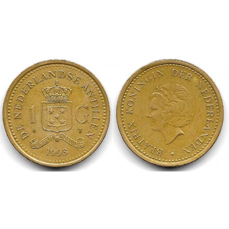 (37) Antillas Neerlandesas. 1993. 1 Gulden (MBC)